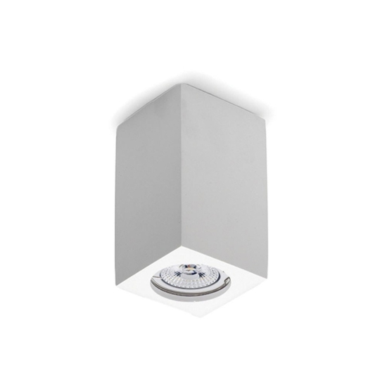 Faretto da soffitto quadrato di gesso cristaly