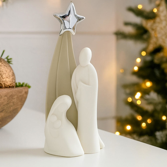 Bongelli preziosi presepino h15 moderno natività di natale nocciola