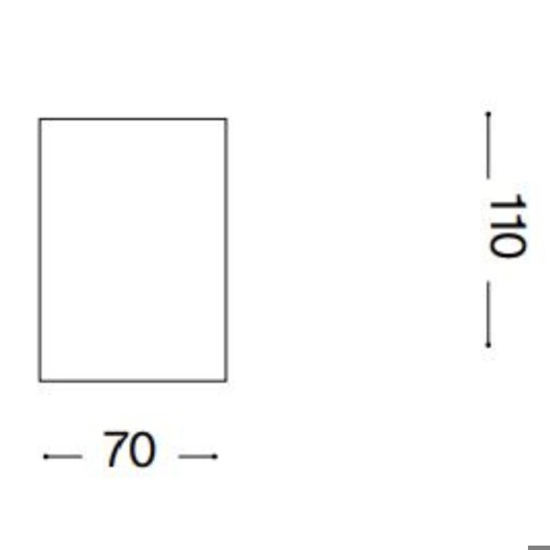 Tower pl1 square ideal lux faretto da soffitto squadrato gesso bianco Tower pl1 square ideal lux faretto da soffitto squadrato gesso bianco
