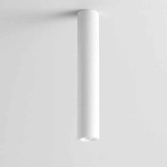 Faretto da soffitto h60 cm cilindro bianco birba linea light Faretto da soffitto h60 cm cilindro bianco birba linea light