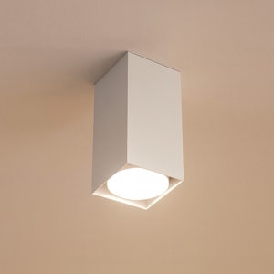 Faretto da soffitto squadrato bianco top light