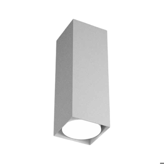 Faretto da soffitto grigio squadrato top light