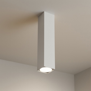 Faretto da soffitto bianco squadrato top light
