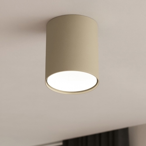 Faretto da soffitto cilindro sabbia top light shape