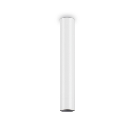 Look pl1 ideal lux faretto da soffitto cilindro metallo bianco