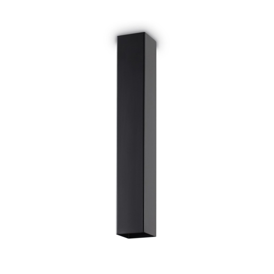 Sky pl1 ideal lux faretto da soffitto nero quadrato