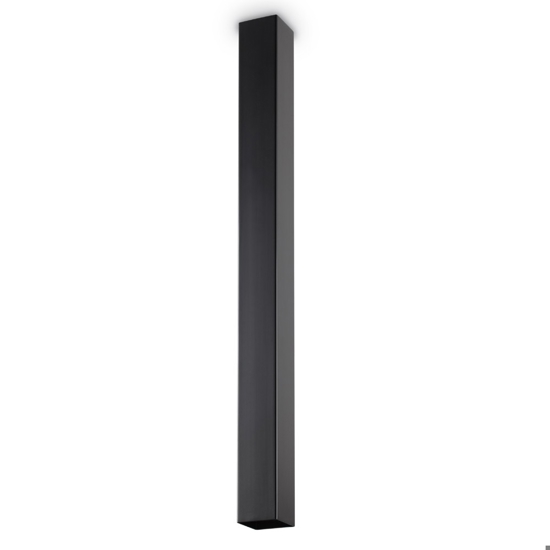 Ideal lux sky pl1 faretto per cucina squadrato nero
