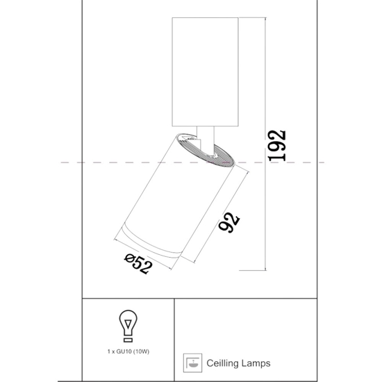 Faretto focus cilindro da soffitto oro satinato orientabile maytoni Faretto focus cilindro da soffitto oro satinato orientabile maytoni