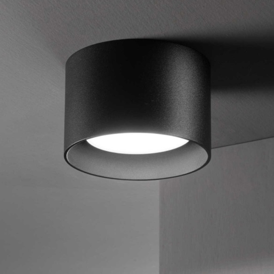 Spike pl1 nero ideal lux faretto da soffitto cilindro gx53 9w 3000k Spike pl1 nero ideal lux faretto da soffitto cilindro gx53 9w 3000k