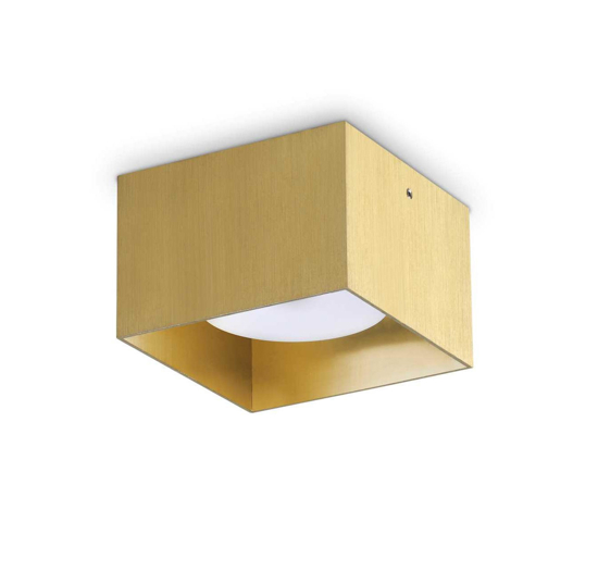 Spike pl1 square faretto quadrato da soffitto ideal lux