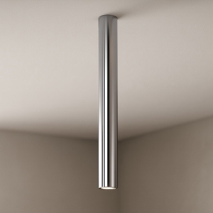 Faretto da soffitto cromo linea light birba h60 cm
