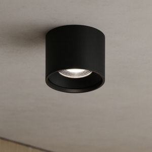 Visualizza i dettagli per Faretto led cilindro nero da soffitto 16w 3000k isyluce focus Faretto led cilindro nero da soffitto 16w 3000k isyluce focus