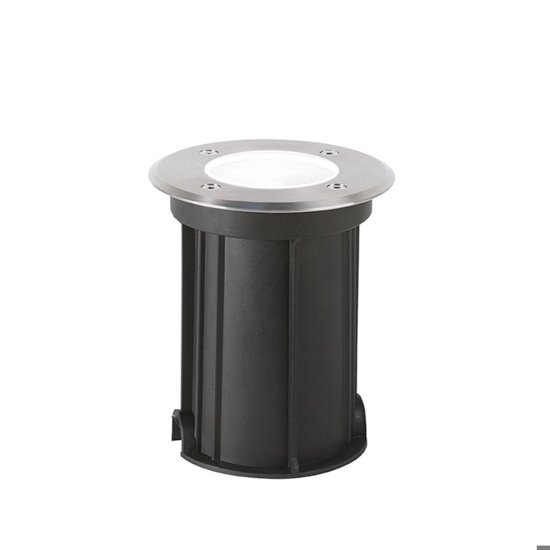 Isyluce faretto da incasso pavimento per esterno rotondo grigio Isyluce faretto da incasso pavimento per esterno rotondo grigio