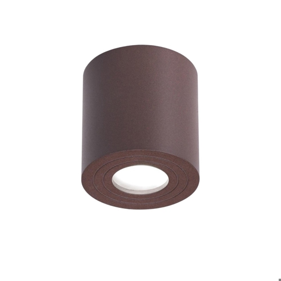 Faretto da esterno per soffitto cilindro marrone gea luce Faretto da esterno per soffitto cilindro marrone gea luce