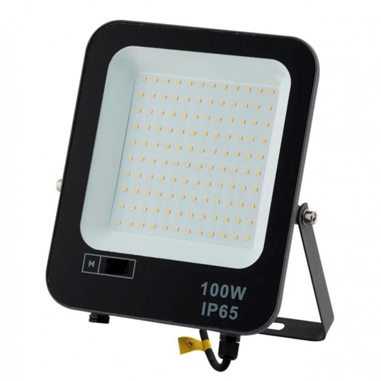 Faro da esterno ip65 100w 6000k dimmerabile orientabile fp