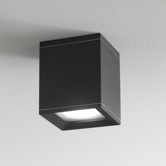 Isyluce faretto cubo da soffitto antracite gu10