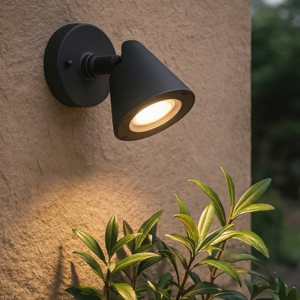 Faretto da esterno orientabile antracite parete soffitto