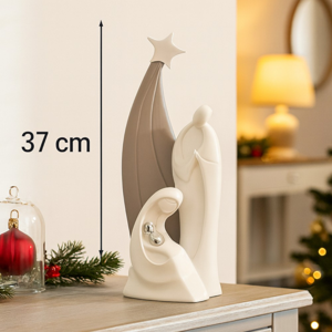 Presepe di natale natività tortora h37 statuina bongelli preziosi
