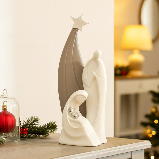 Presepe di natale natività tortora h37 statuina bongelli preziosi
