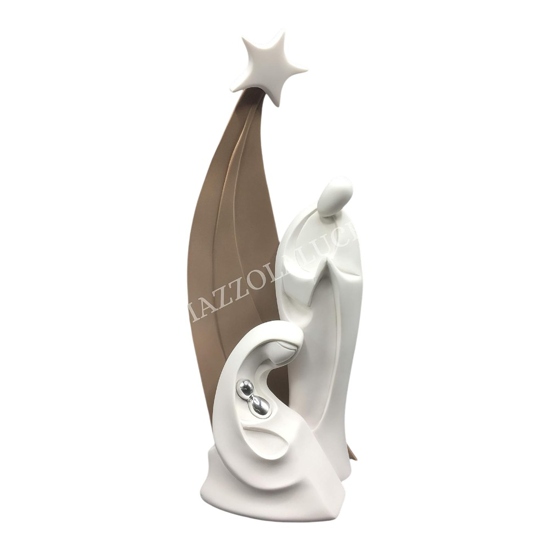 Presepe di natale natività tortora h37 statuina bongelli preziosi