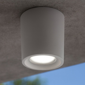 Top light faretto da esterno pisa grigio cilindro anti corrosione