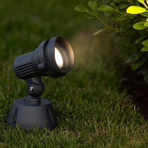 Terra ap1 small faretto antracite per esterno luce orientabile ip65 ideal lux