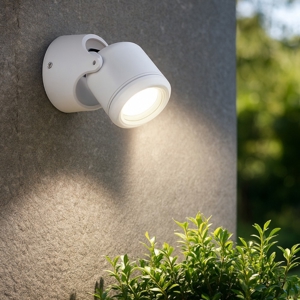 Ideal lux xeno ap1 faretto da esterno orientabile bianco ip44