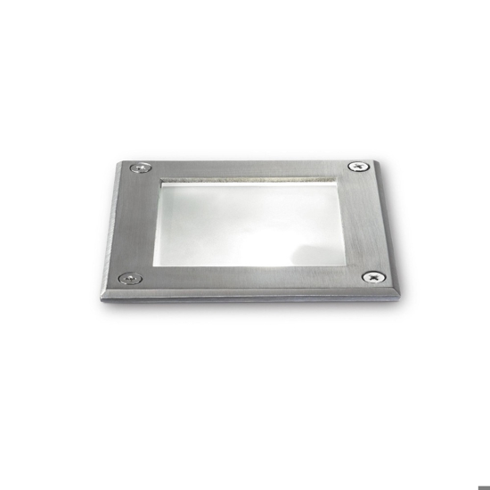 Park pt square faretto per esterno da incasso pavimento quadrato ip54 ideal lux