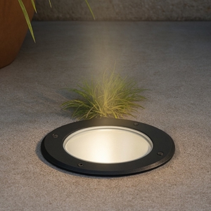 Ideal lux gravity pt round faretto carrabile da esterno nero