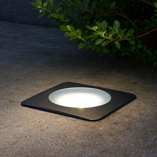 Ideal lux gravity faretto per esterno da incasso pavimento nero