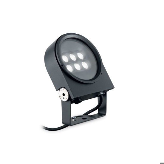 Ideal lux faretto da esterno ip65 15w 3000k orientabile ulex pr
