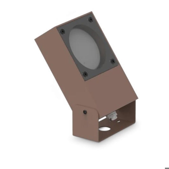 Ideal lux sirio pr1 faretto per esterno giardino marrone ip65