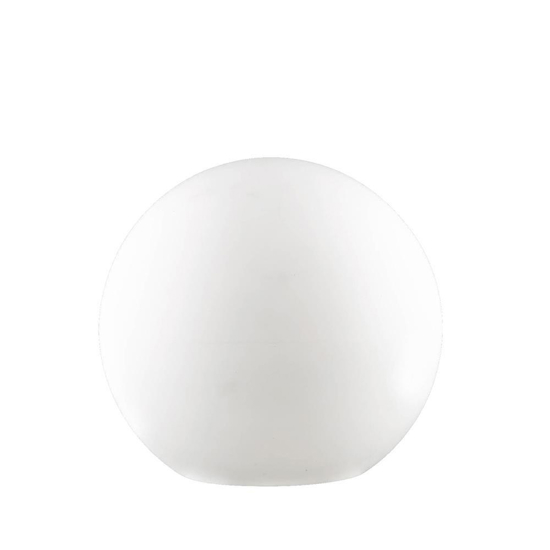 Sole pt1 ideal lux lampada da terra per esterno giardino sfera bianca 40cm