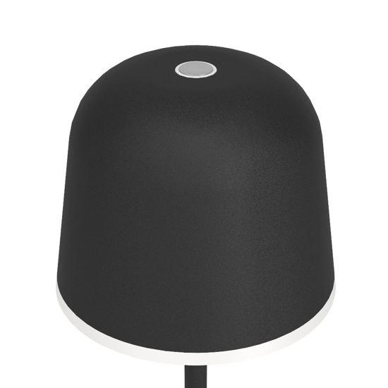 Eglo mannera lampada da tavolo per esterno portatile nera