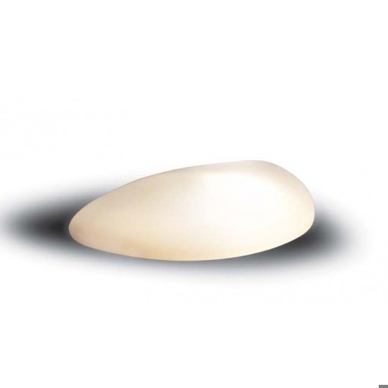 Lampada sasso da terra per giardino 62cm moderna bianca Lampada sasso da terra per giardino 62cm moderna bianca