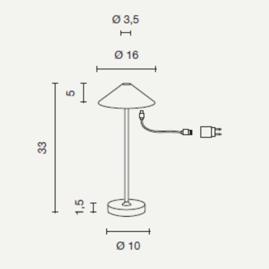 Lampada da esterno salvia da tavolo senza fili led 3w 3000k lt moon ondaluce fp Lampada da esterno salvia da tavolo senza fili led 3w 3000k lt moon ondaluce fp