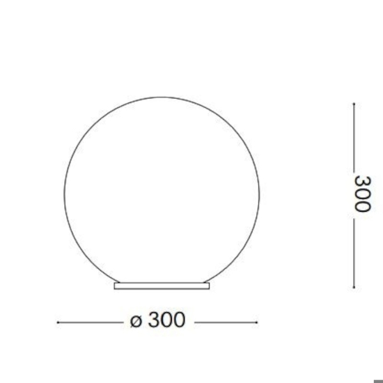 Sole pt1 d30 lampada da esterno ideal lux bianca Sole pt1 d30 lampada da esterno ideal lux bianca