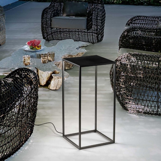 Lampada da esterno ideal lux ipotesi pt h73 nera