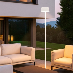 Pure pt ideal lux piantana da esterno led bianca