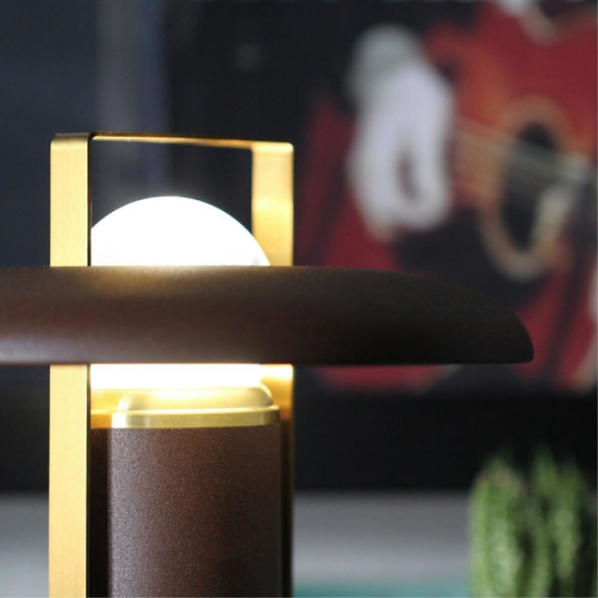 Camping linea light lampada da tavolo da esterno portatile marrone led