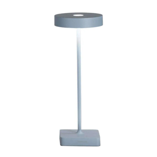 Ondaluce lt tap lampada da tavolo per esterno portatile blu led ip54 Ondaluce lt tap lampada da tavolo per esterno portatile blu led ip54