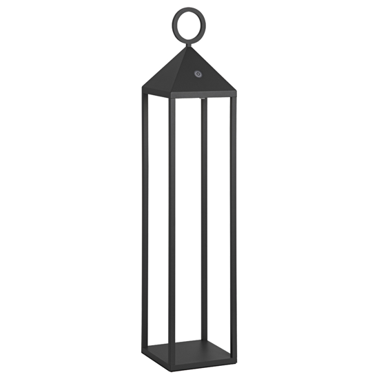 Lampada da esterno tavolo led portatile lanterna antracite