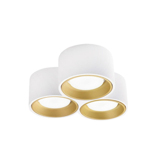 Sforzin nasso plafoniera a soffitto di gesso 3 luci