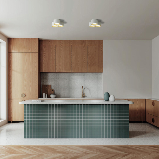 Sforzin nasso plafoniera a soffitto di gesso 3 luci