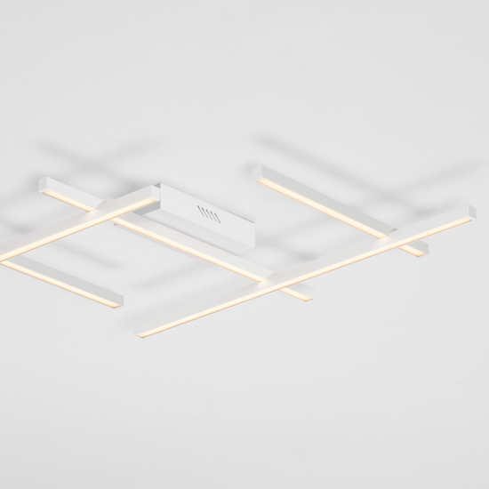 Plafoniera bianca led 63w 3000k design sper soggiorno moderno Plafoniera bianca led 63w 3000k design sper soggiorno moderno