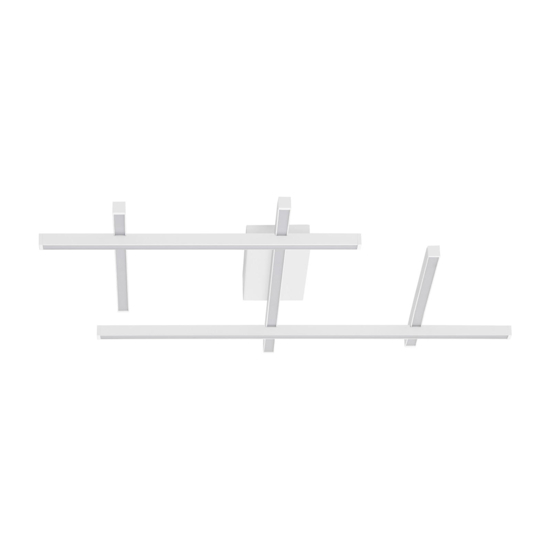 Plafoniera bianca led 63w 3000k design sper soggiorno moderno Plafoniera bianca led 63w 3000k design sper soggiorno moderno