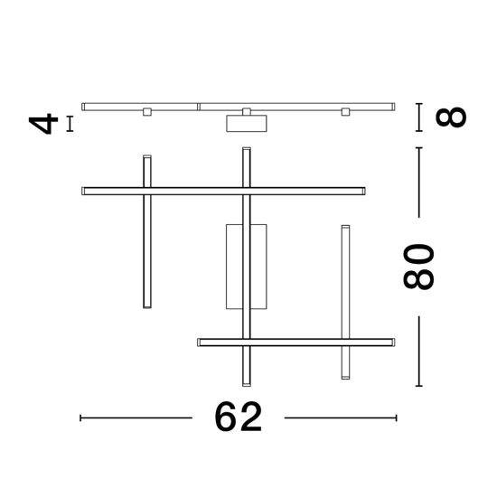 Plafoniera bianca led 63w 3000k design sper soggiorno moderno Plafoniera bianca led 63w 3000k design sper soggiorno moderno