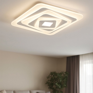 Plafoniera vivida cleo bianca led 38w 3000k 4000k