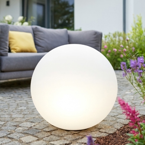 Visualizza i dettagli per Lampada per giardino sfera bianca 38cm led 6w 3000k oh! garden linea light Lampada per giardino sfera bianca 38cm led 6w 3000k oh! garden linea light