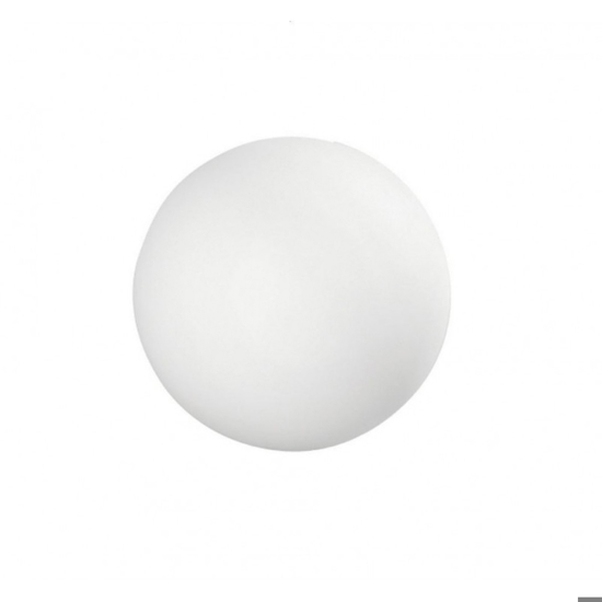 Lampada per giardino sfera bianca 38cm led 6w 3000k oh! garden linea light